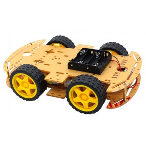 HR16 4WD Smart Robot Car Chassis Kits with Speed Encoder